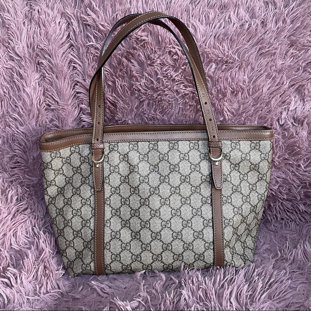 Gucci GG Supreme Brown Tote - Picture 3 of 16